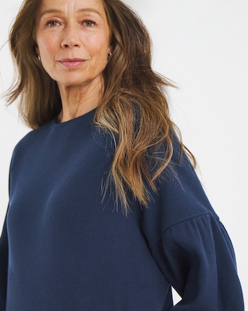 Textured Jersey Drop Shoulder Maxi Dress