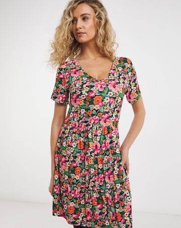 Joe Browns Tiered Floral Jersey Tunic