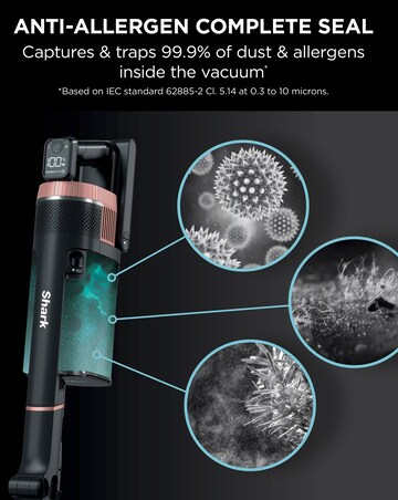 Shark Stratos Cordless Vacuum with Anti Hair Wrap Plus & Clean Sense IQ IZ400UK