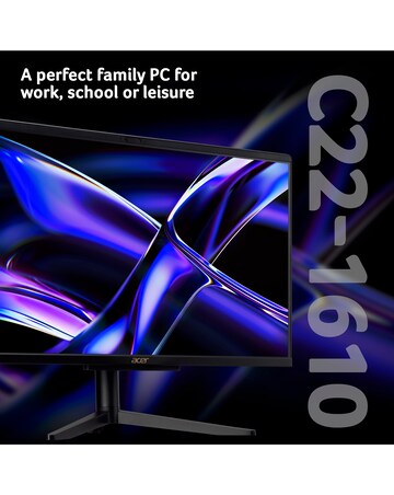 Acer Aspire C22 All In One PC 21.5in FHD Intel N100 8GB 256GB - Windows 11 Home
