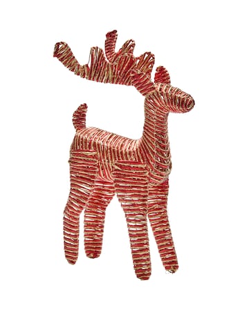 Three Kings Red Gold Braid WonderDeer