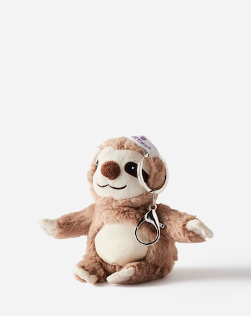 Warmies Brown Sloth Bag Charm