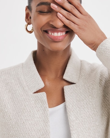 Neutral Notch Neck Coatigan