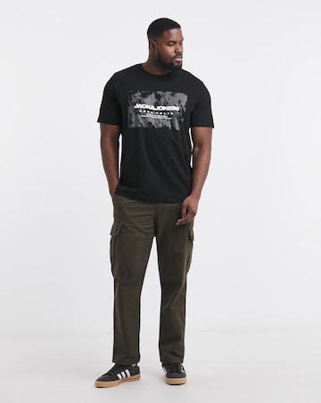 Jack & Jones Graphic Logo T-Shirt 5 Pack - Multi