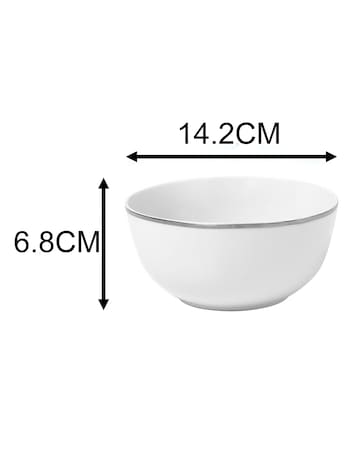 Waterside Platinum 12 Piece Dinner Set