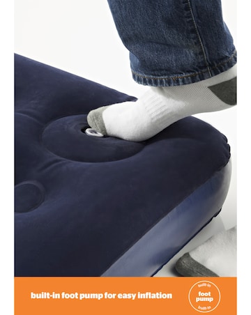 Silentnight Deluxe Airbed with Footpump - Double