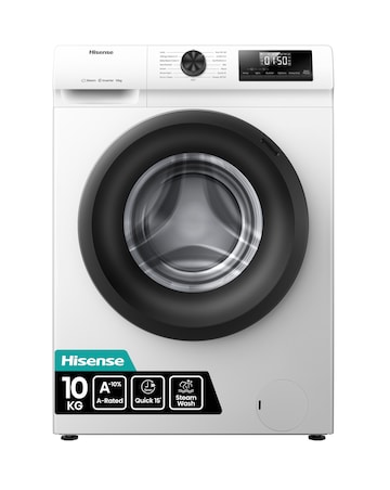 Hisense WF1Q1041BW 1 Series 10kg 1400 Spin Washing Machine - White