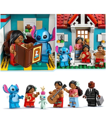 LEGO Disney Lilo and Stitch Beach House Building Toy 43268