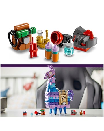 LEGO Fortnite Supply Llama Video Game Toy and Play and Display Figure 77071