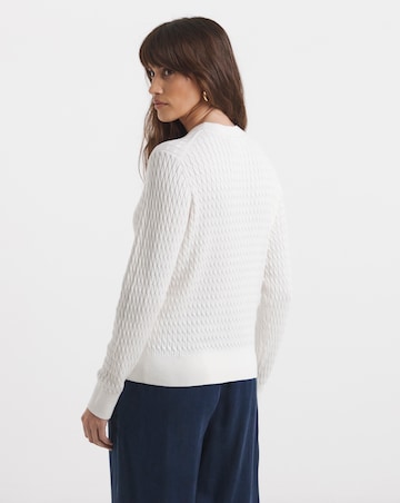 Tommy Hilfiger Cable Fine Knit Long Sleeve Sweater