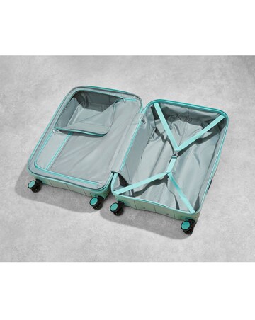 Rock Pixel Medium Suitcase - Pastel Green