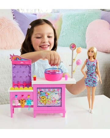 Barbie Mysteries: Beach Detectives 'Malibu' Doll, Cotton Candy Game Playset