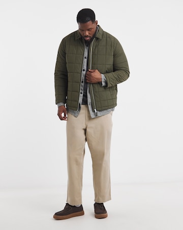 Water Resistant Square Quilt Shacket