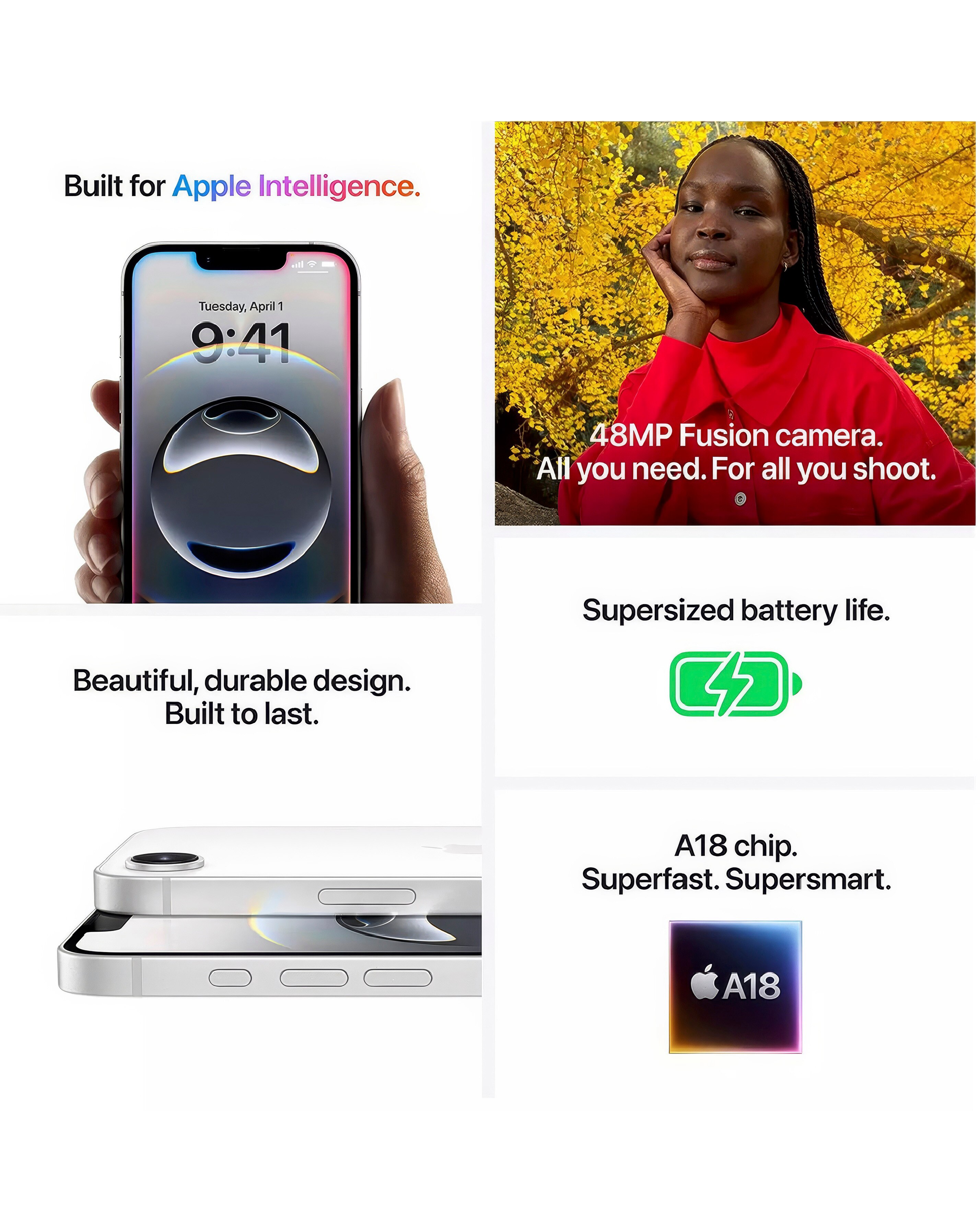 Apple iPhone 16e 128GB - Black | JD Williams