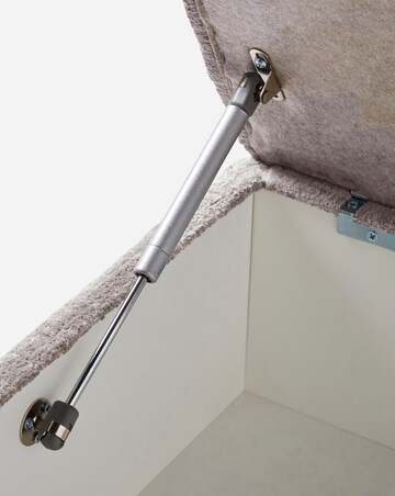 Hunter Chenille Storage Footstool