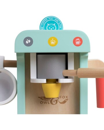 TP Owl & Fox Wooden Toy Coffee Maker