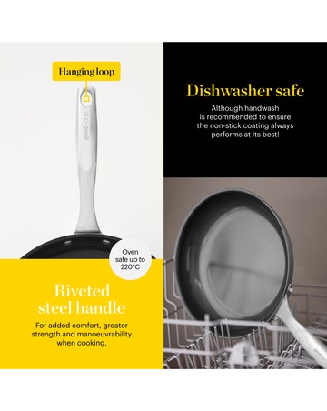 Tower x Good Food 2 Piece Frying Pan Set