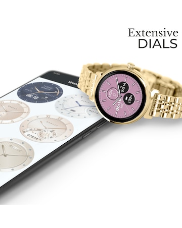 Radley Series 48 AMOLED T-Bar Smart Watch - Pale Gold