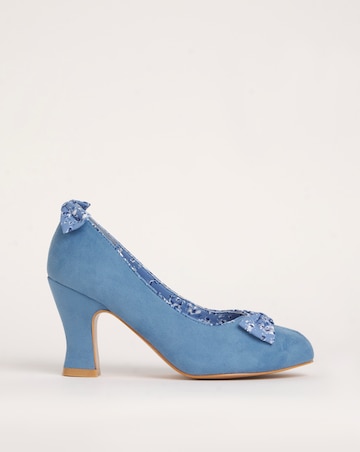 Joe Browns Court Shoes with Bow Detail Ex Wide Fit