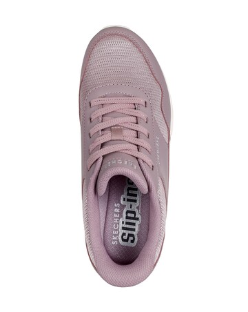 Skechers Mauve Uno Slip In Fashion Trainer -Standard Fit (D)