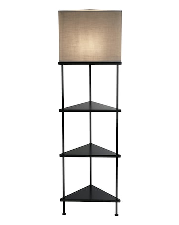 Corner Shelf Floor Lamp
