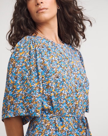 Whistles Ditsy Bouquet Midi Dress