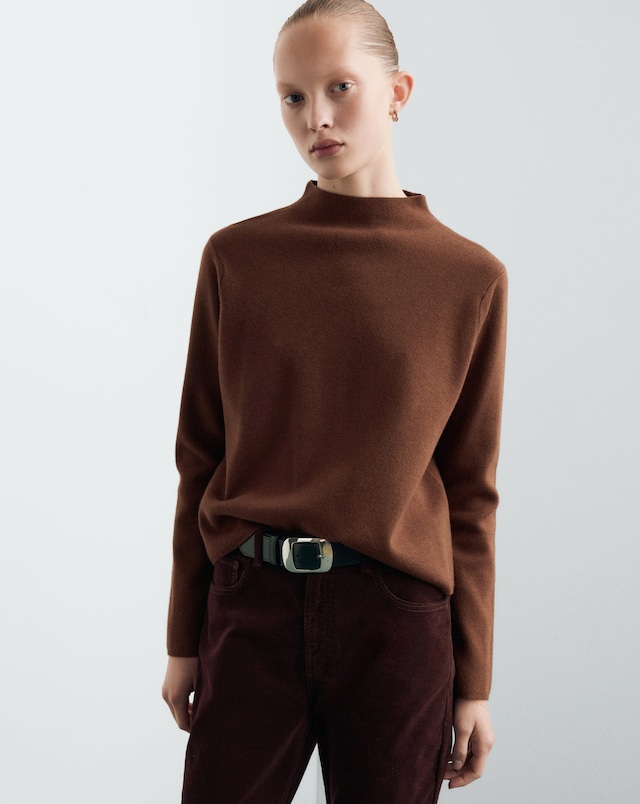 Mango High Neck Sweater
