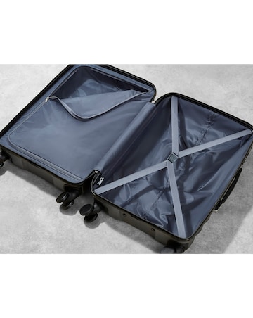 Rock Berlin 3pc Suitcase Set - Charcoal