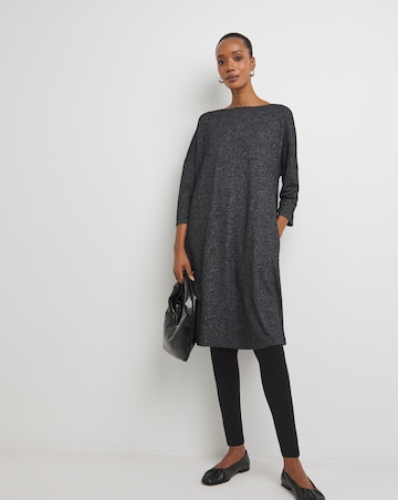 Soft Touch Marl Pocket Short Dress