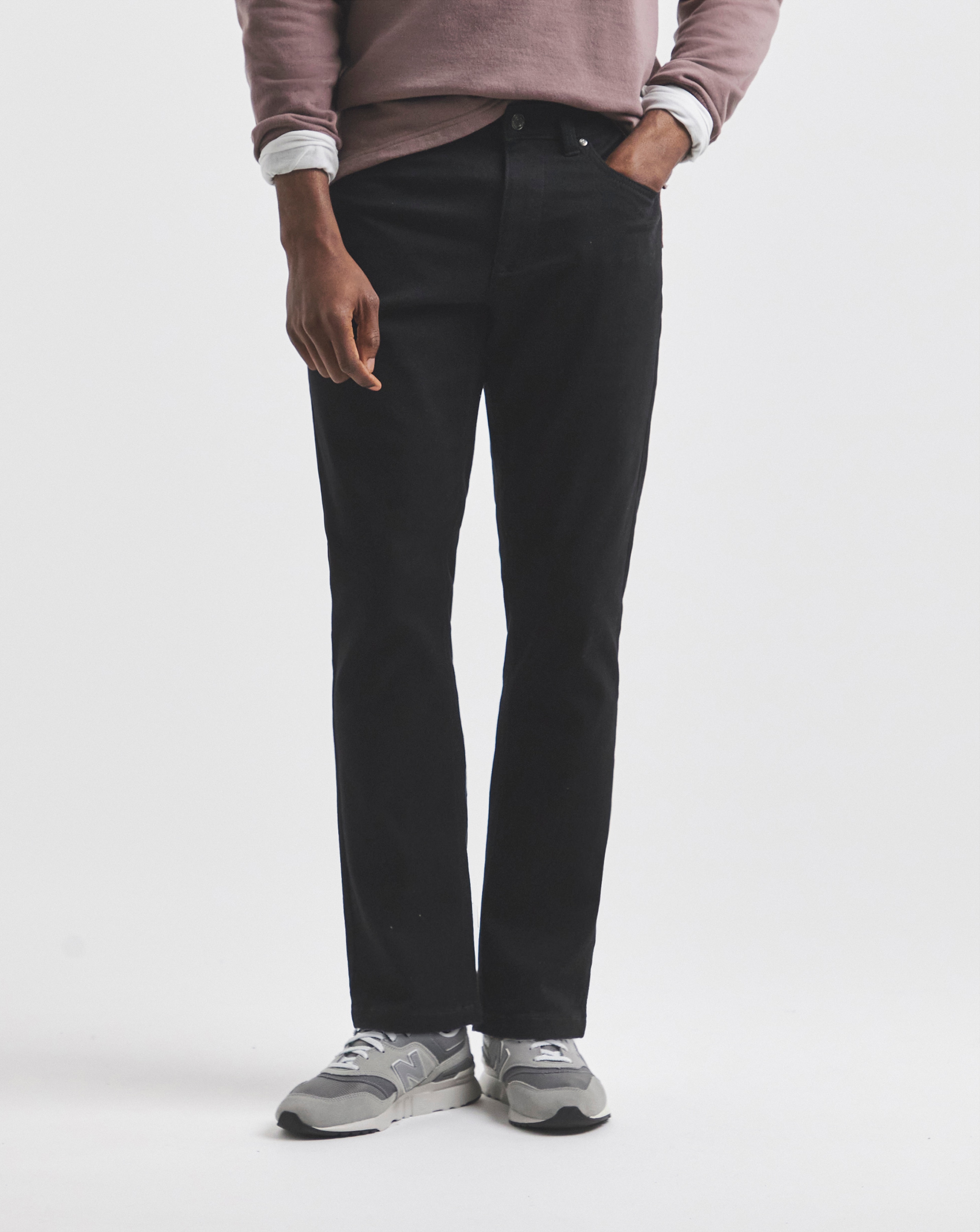 Union Black Slim Fit Gabardine Jeans JD Williams