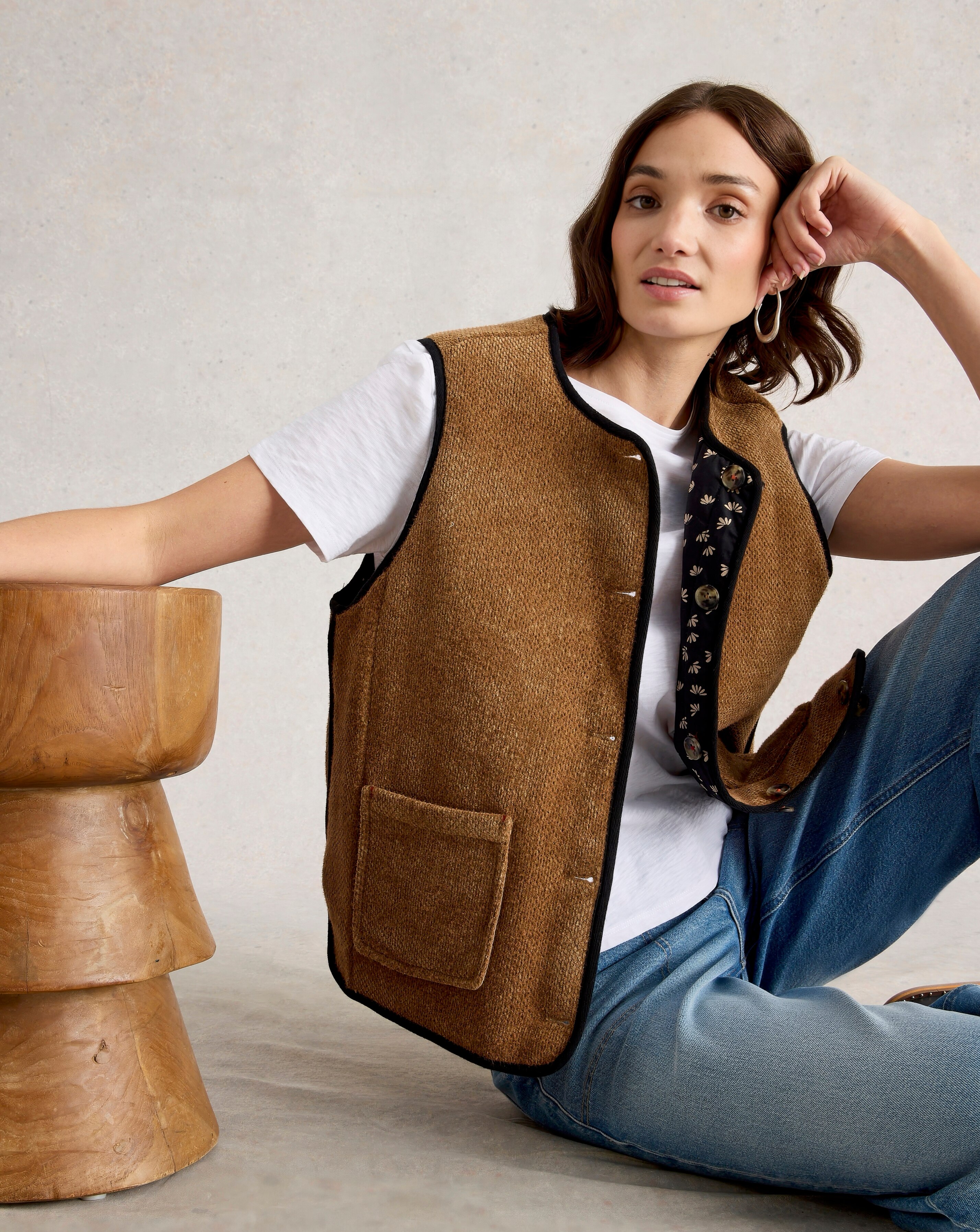 White Stuff Emma Reversible Gilet