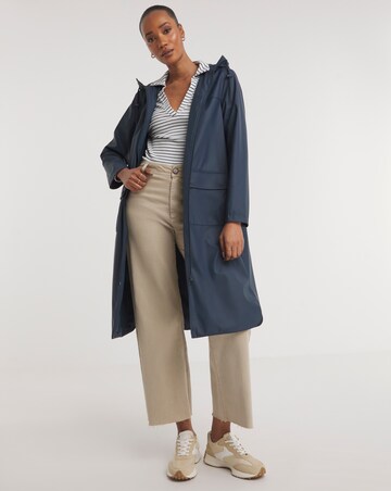 Longline Coated Raincoat