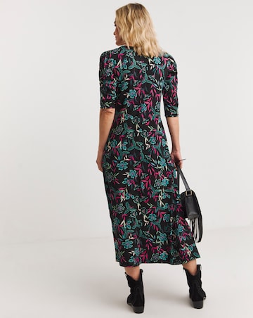 Joe Browns Perfectly Pleasing Floral Jersey Midaxi Dress