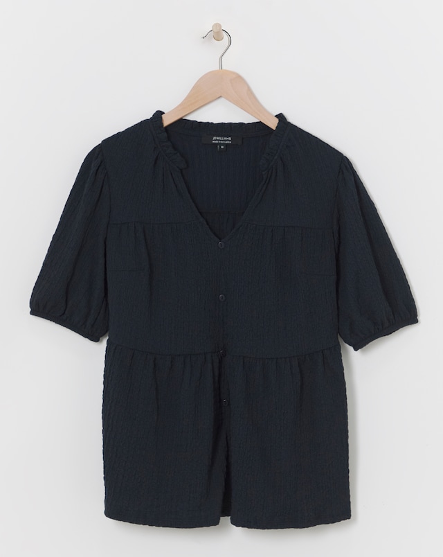 Crinkle Tiered Top