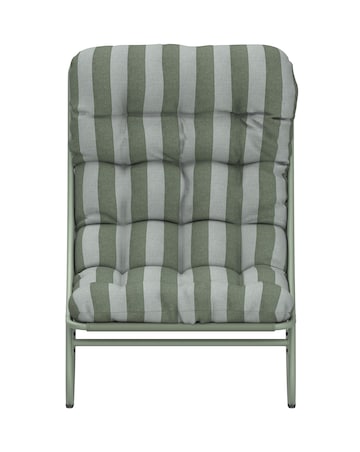 Charles Bentley Green Stripe Rocking Chair
