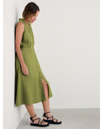 Seasalt Cornwall Sleeveless Carved Wood Dress