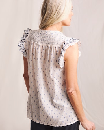 Julipa Frill Sleeve Blouse