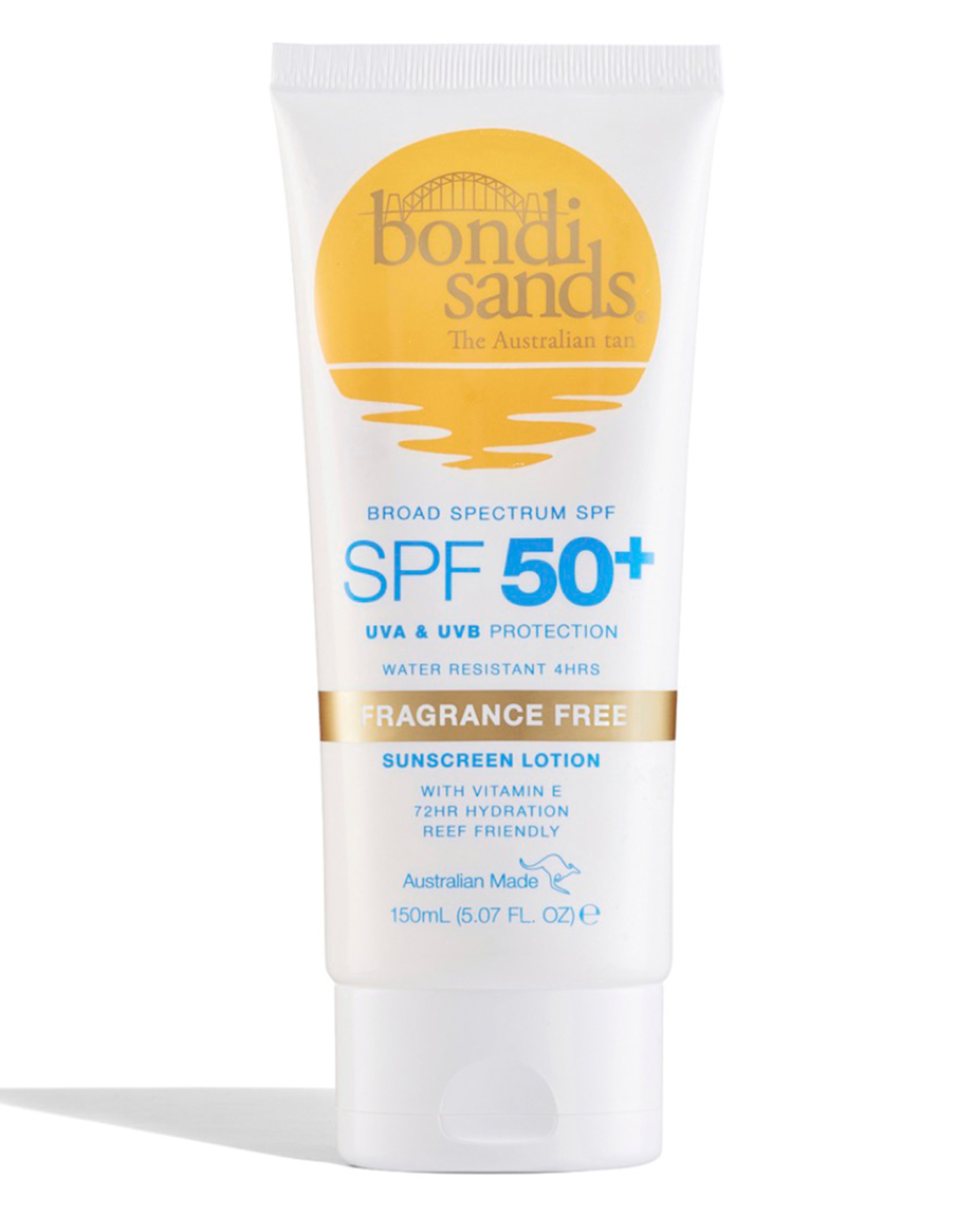 Bondi Sands Sunscreen Lotion SPF50+ - Fragrance Free 150ml