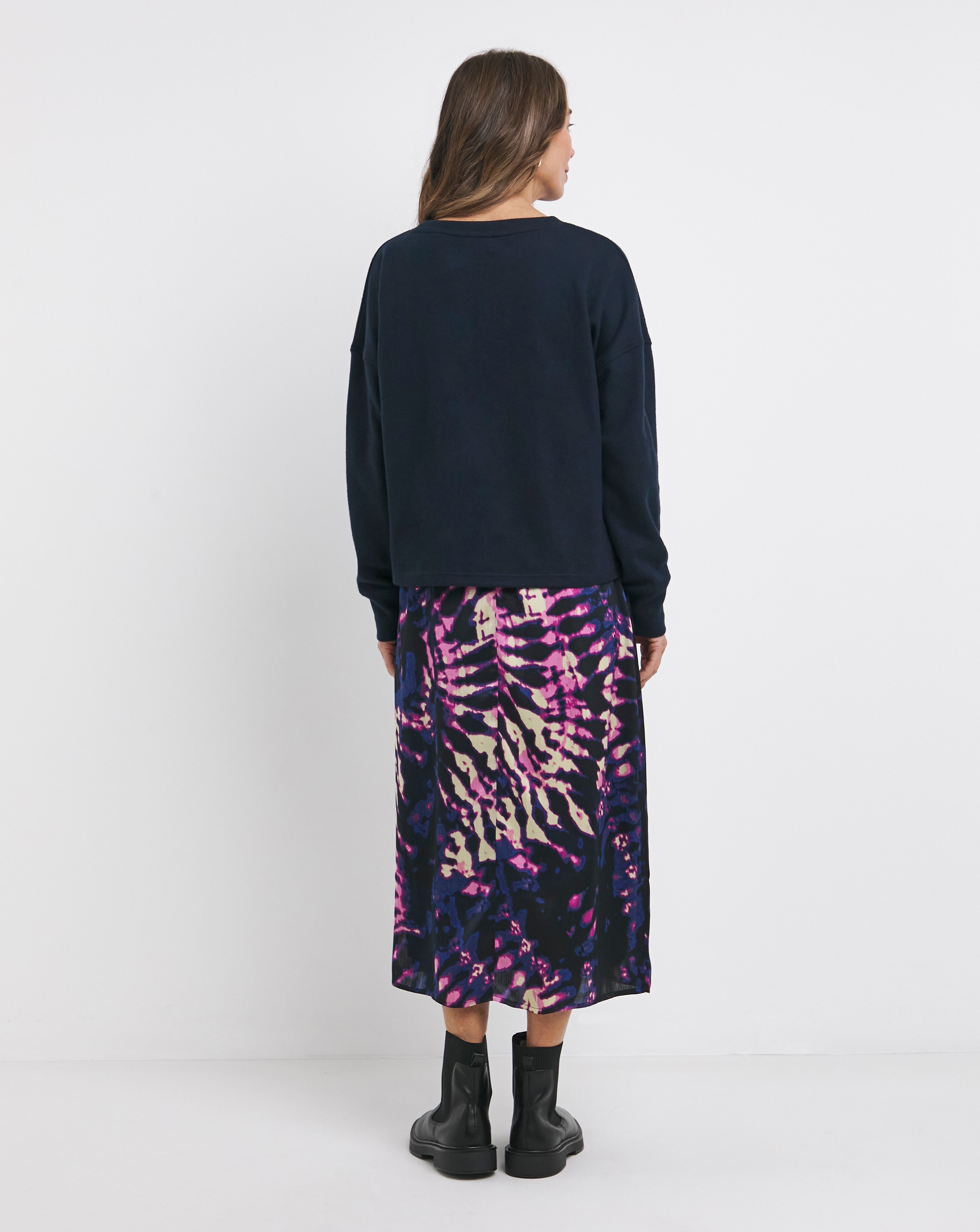 in Printed Slip Dress With Jumper JD Williams