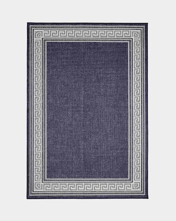 Gel Backed Greek Key Rug