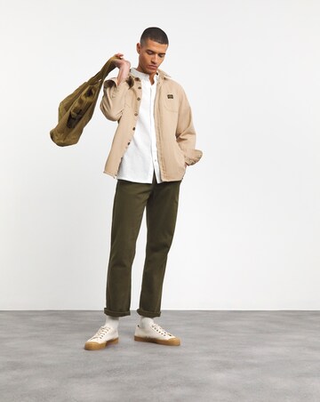 Short Sleeve Linen Blend Shirt