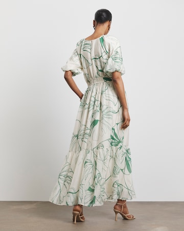 Joanna Hope Puff Sleeve Printed Dress