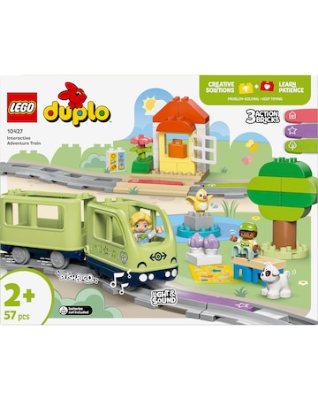 LEGO DUPLO Interactive Adventure Train Building Toy 10427