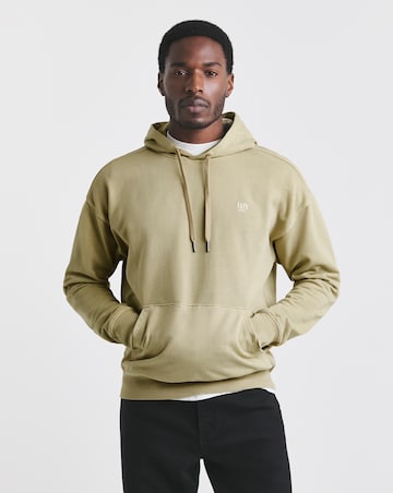 Union Garment Dyed Hoodie- Dark Stone