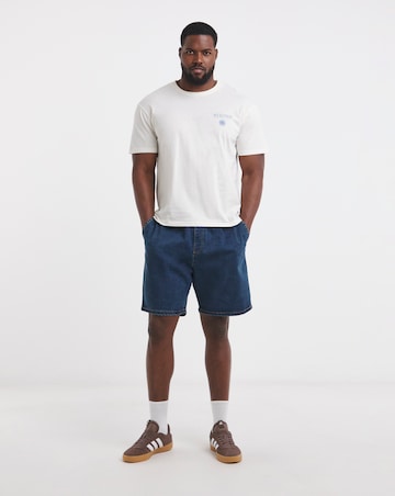 Jack & Jones Mykonos Back Graphic T-Shirt - Cream