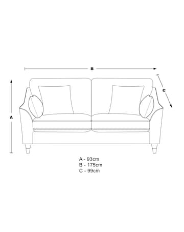 Hepburn Velvet 2 Seater Sofa