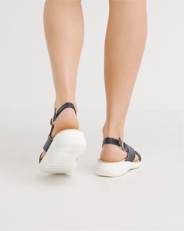 Cushion Walk Crossover Sandals EEE Fit