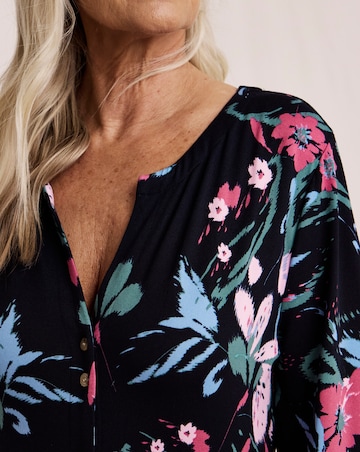 Julipa Button Through Jersey Midi Dress