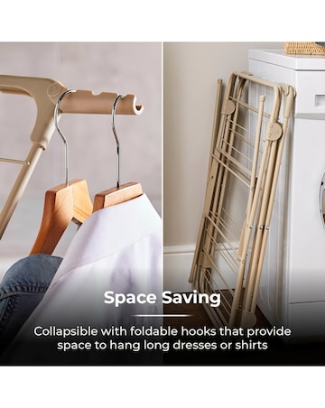 Tower Latte Concertina Clothes Airer