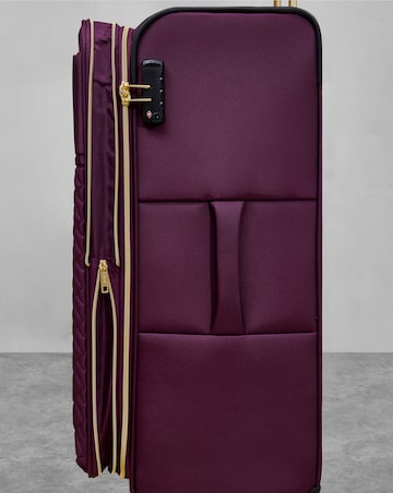 Rock Sloane 3pc Suitcase Set - Purple